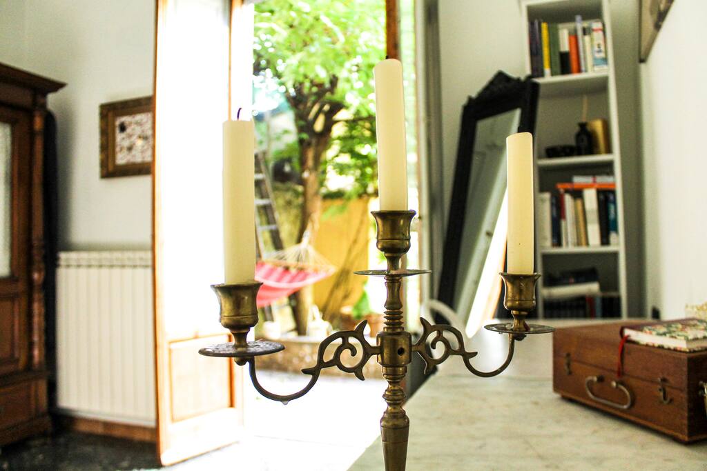 Room facing the garden