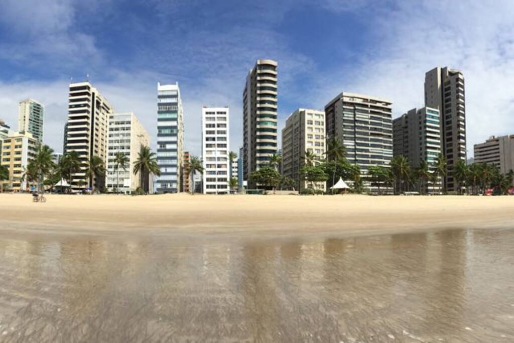 Frontal view from the beach
