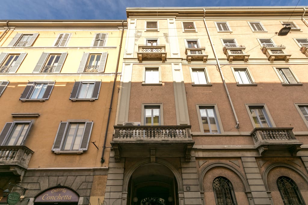 Fronte del palazzo