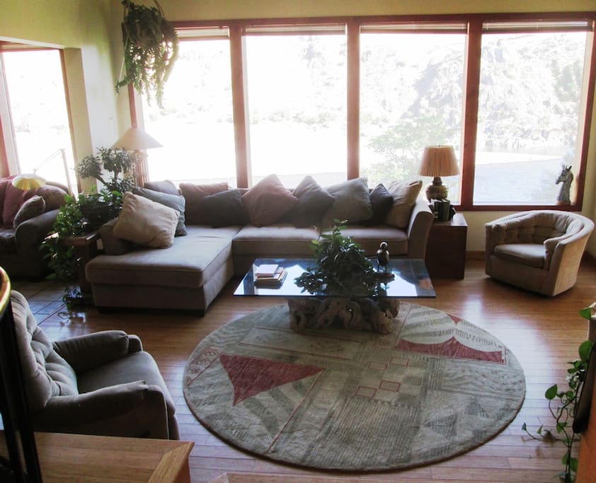 Upstairs living room. The Main house has many community spaces.