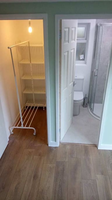 Storage and en-suite.