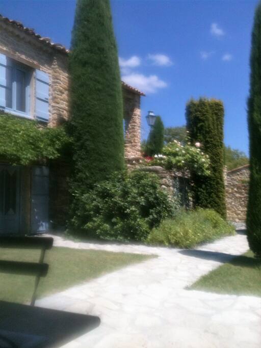 vue de la maison