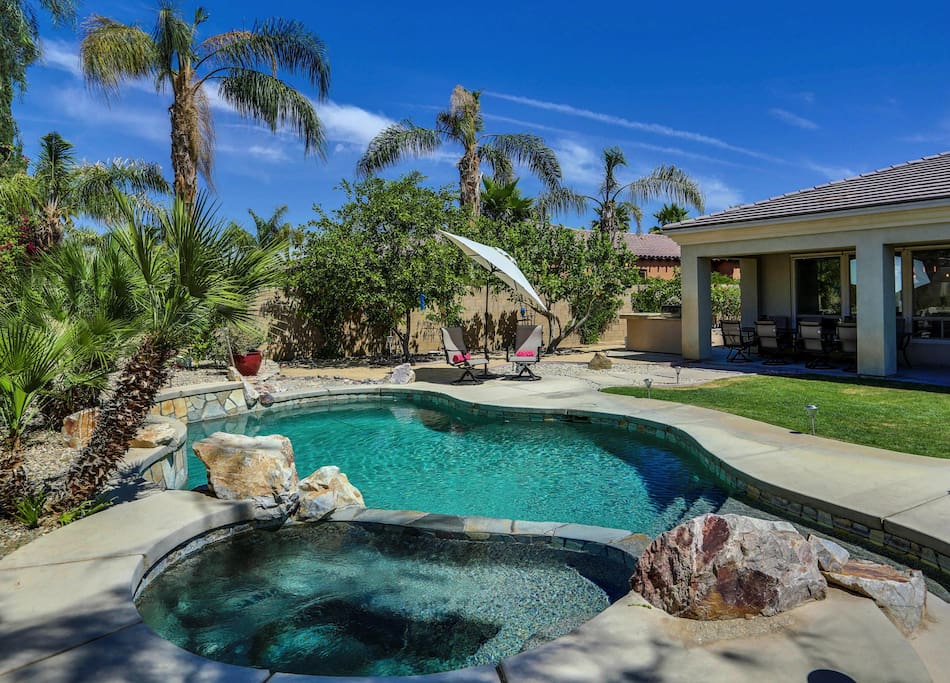 Soak in the tub under greenery and a starry sky