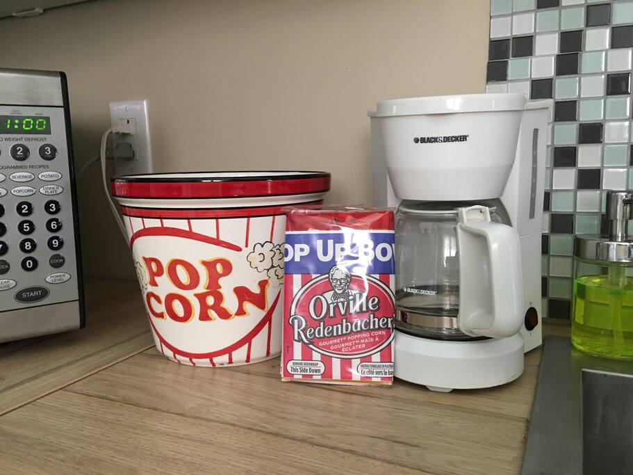 Enjoy your favourite movie in our Netflix with some completely popcorns.