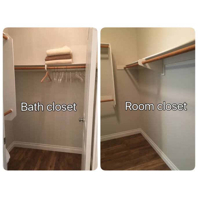 Two walk-in closets