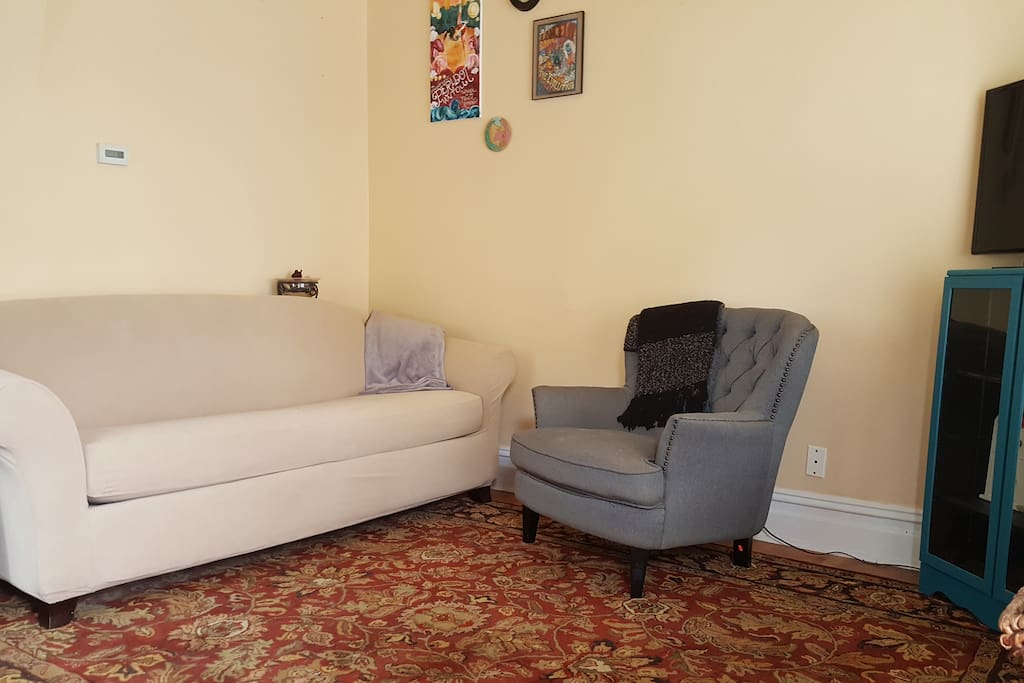 Living room and seating area