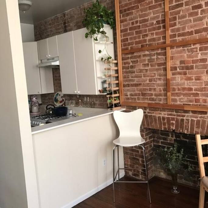 Have a seat at the bar for a quick breakfast