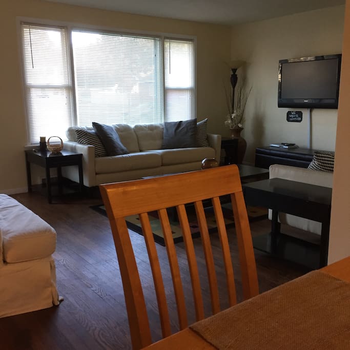 Plenty of windows with plenty of natural light.