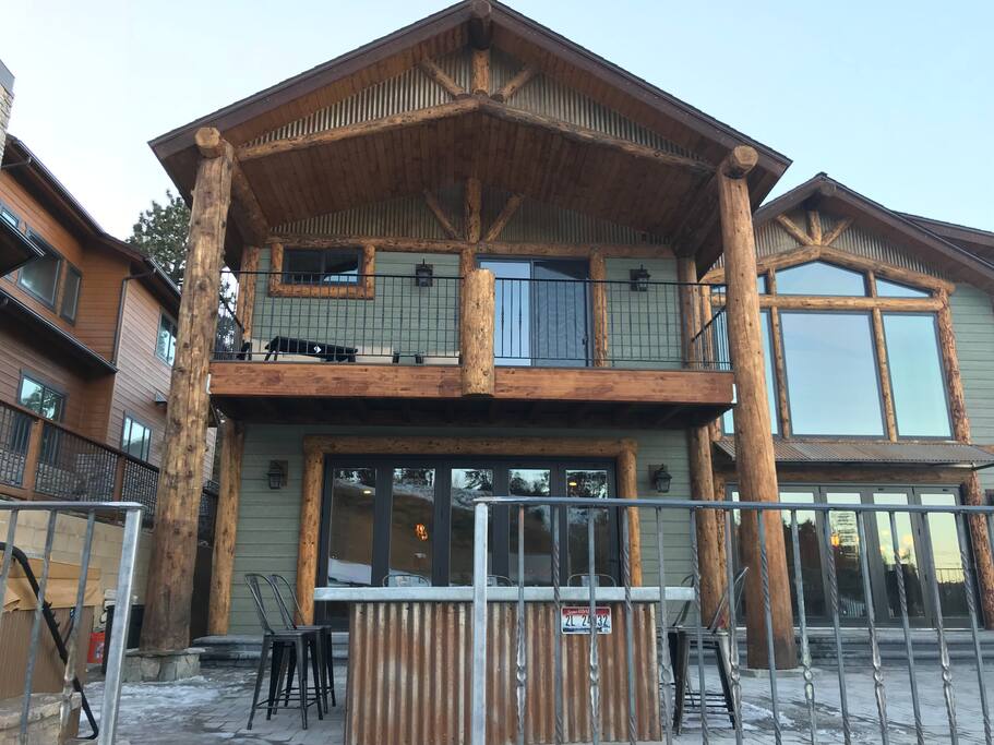 Slope Side View of House
