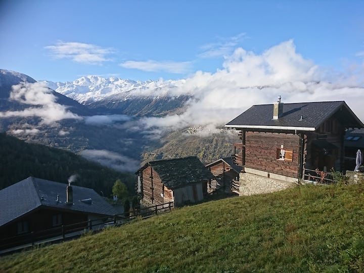 Magnifique Mazot Valaisan - Chalet De Vacances - Grimentz
