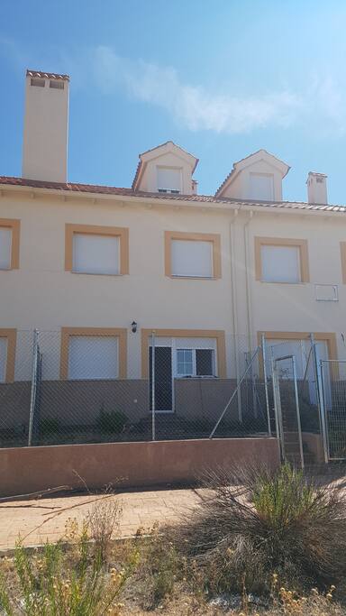 Parte trasera de la casa