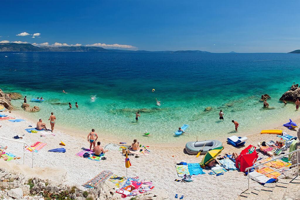 Rabac beach