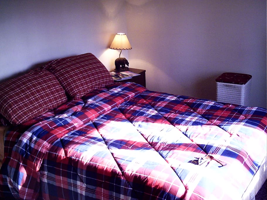 Master bedroom can be set up as 2 twins or as a King