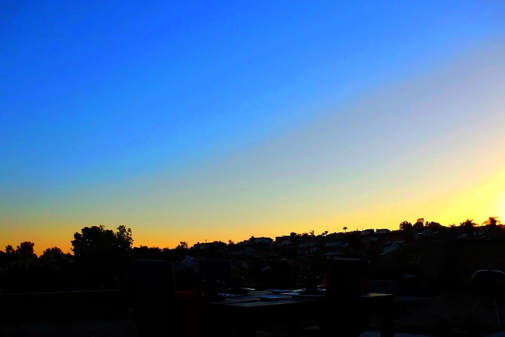 Daily Sunsets from main rooms