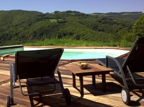 Architect's HOUSE with POOL, PANORAMIC VIEW
