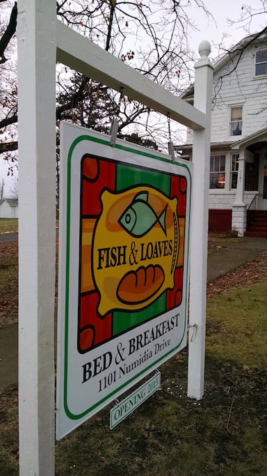 Fish & Loaves Street Signage.