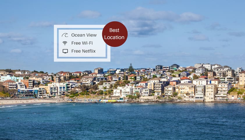 Bondi Beach Large Studio with Ocean Views