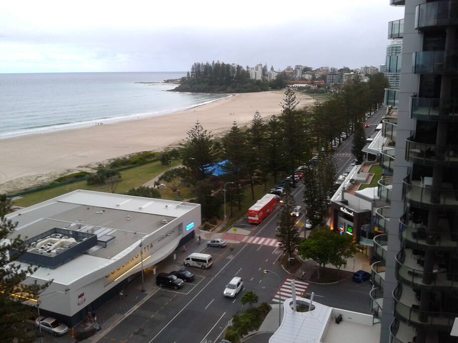 view from balcony