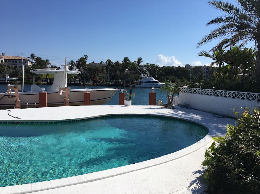 Beautiful backyard view