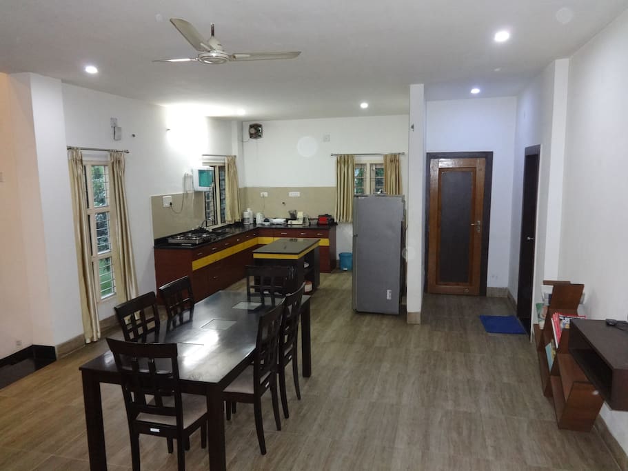 Dining and kitchen area