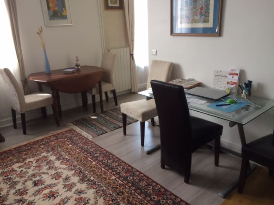 salle à manger et bureau
