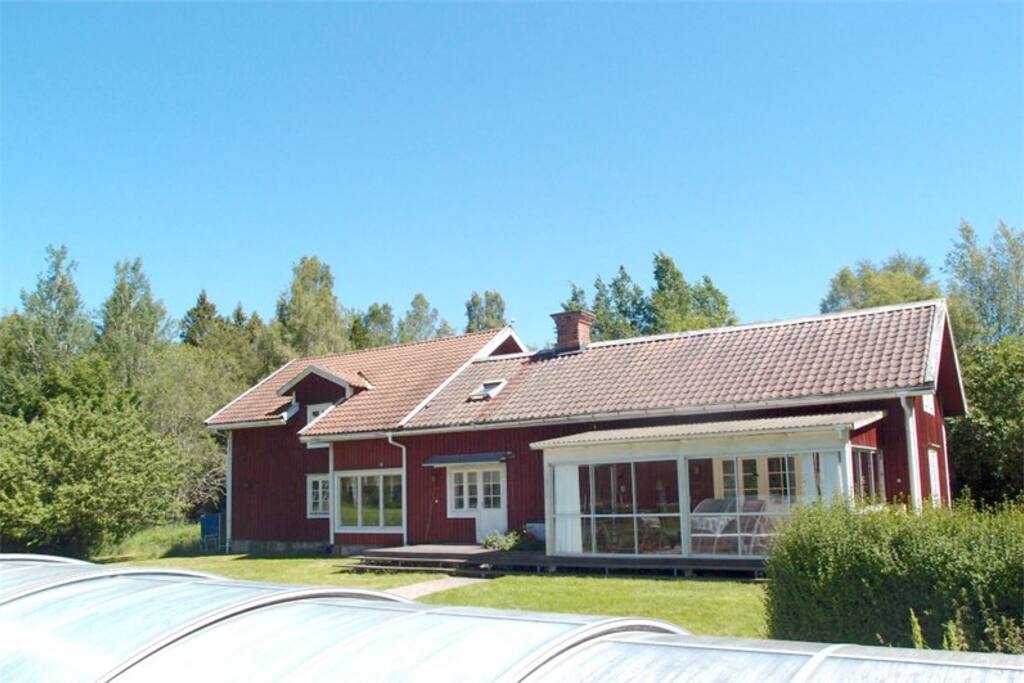 The back of the house.