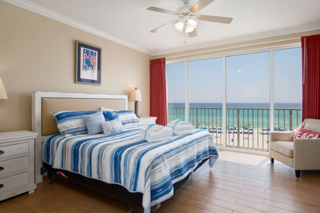 The Master bedroom has a King bed for optimal comfort!