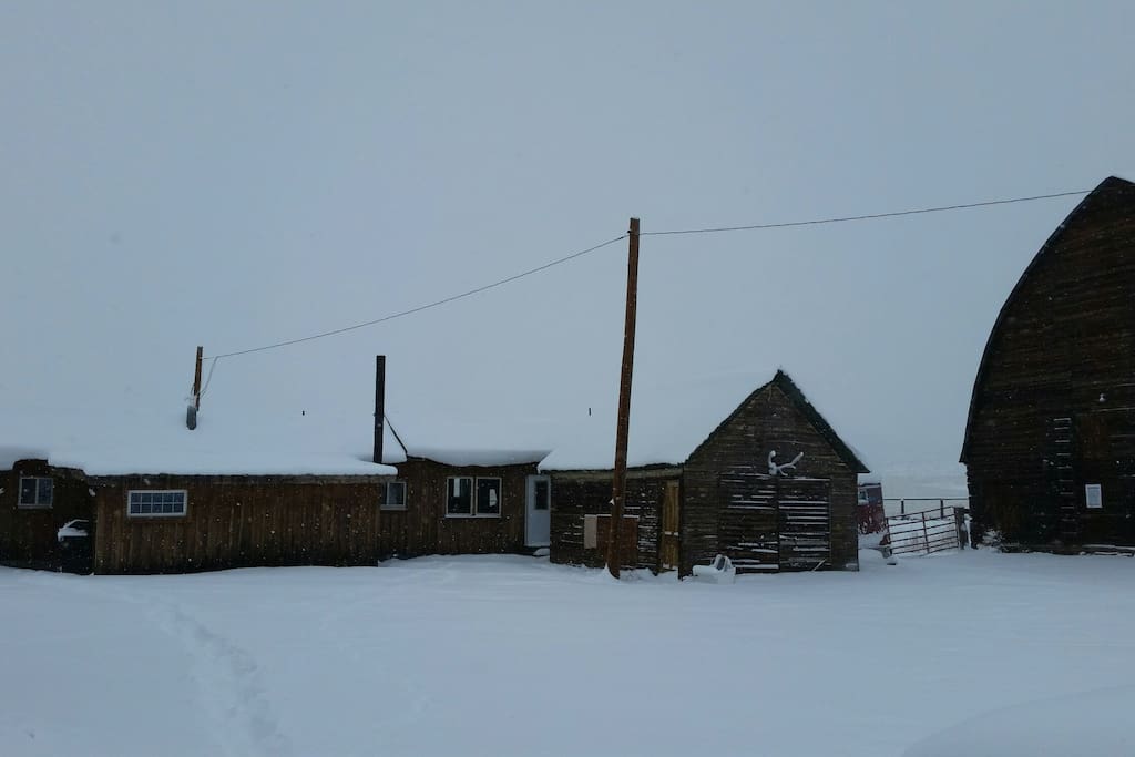 After the first couple of good snow storms in early winter. By January there are huge snowbanks.