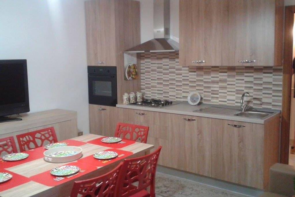 soggiorno con cucina