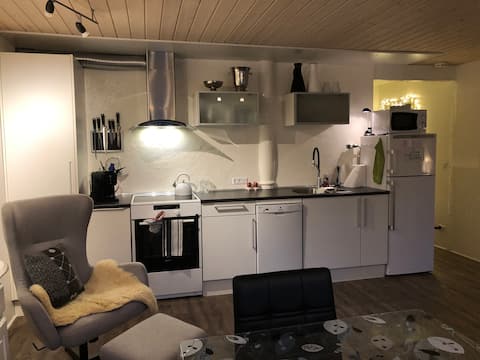 Luxury basement apartment, near Klaksvik city center.