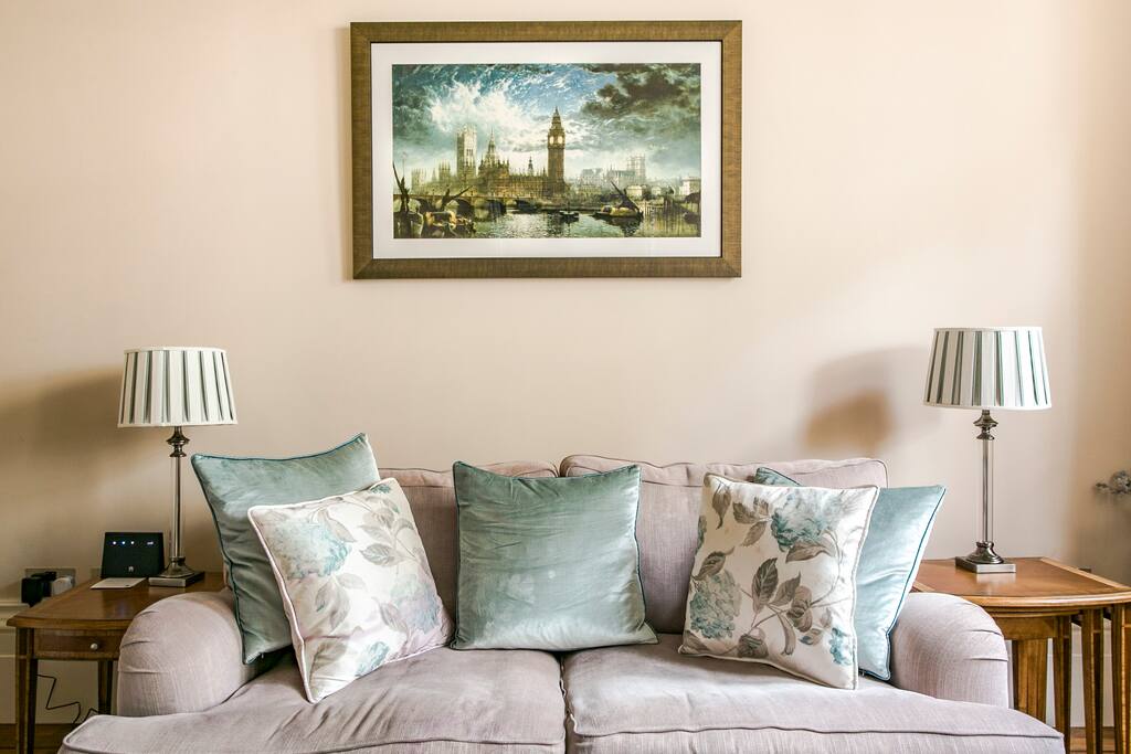 Kick back and relax on the sofas