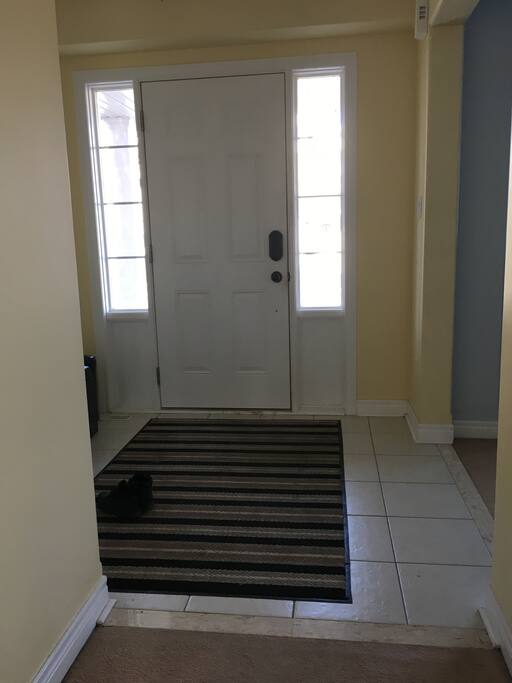 The foyer. Closet space for coats if you want to make use of it.