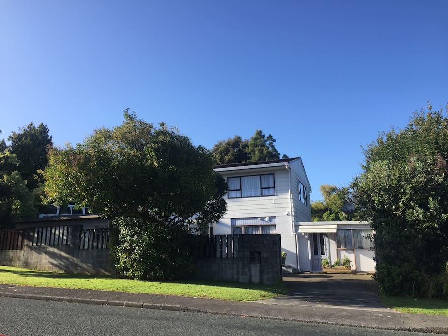 Outside view of house from the road - plenty of on street parking