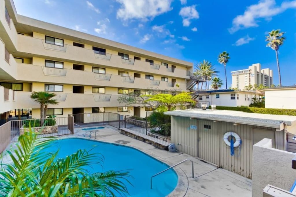 Relax or barbecue by the pool or in the lounge area