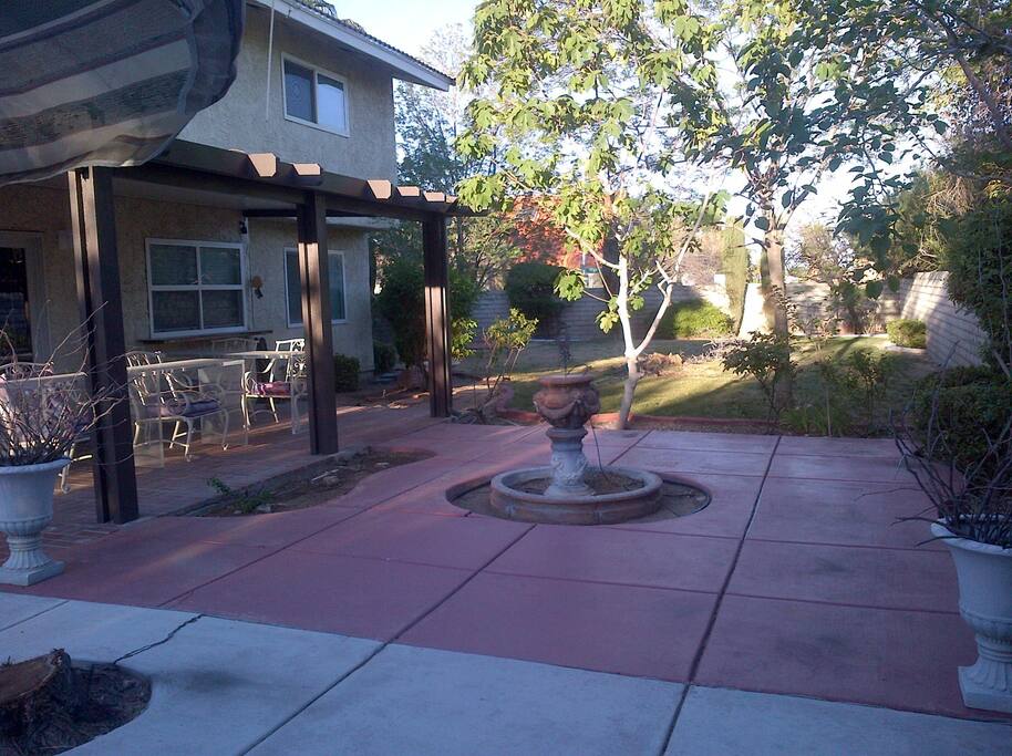 Outside patio
