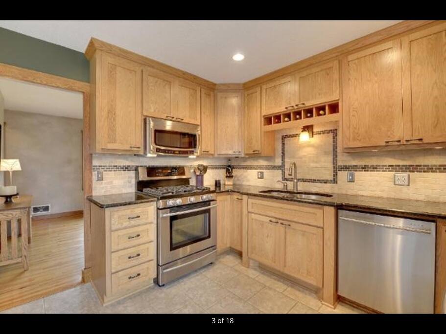 Stainless. Granite. Gourmet. Kitchen.