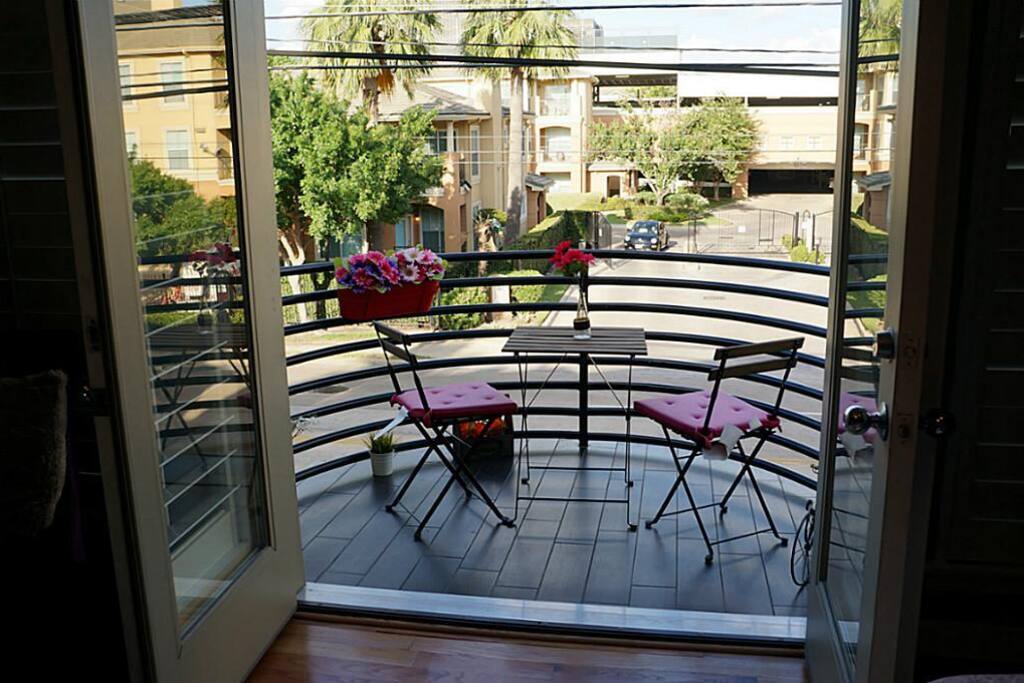 Balcony in the Master Bedroom