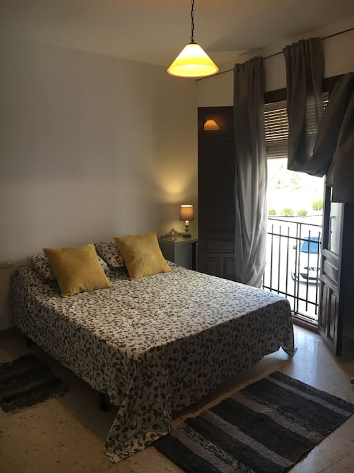 Master bedroom looking over the Plaza