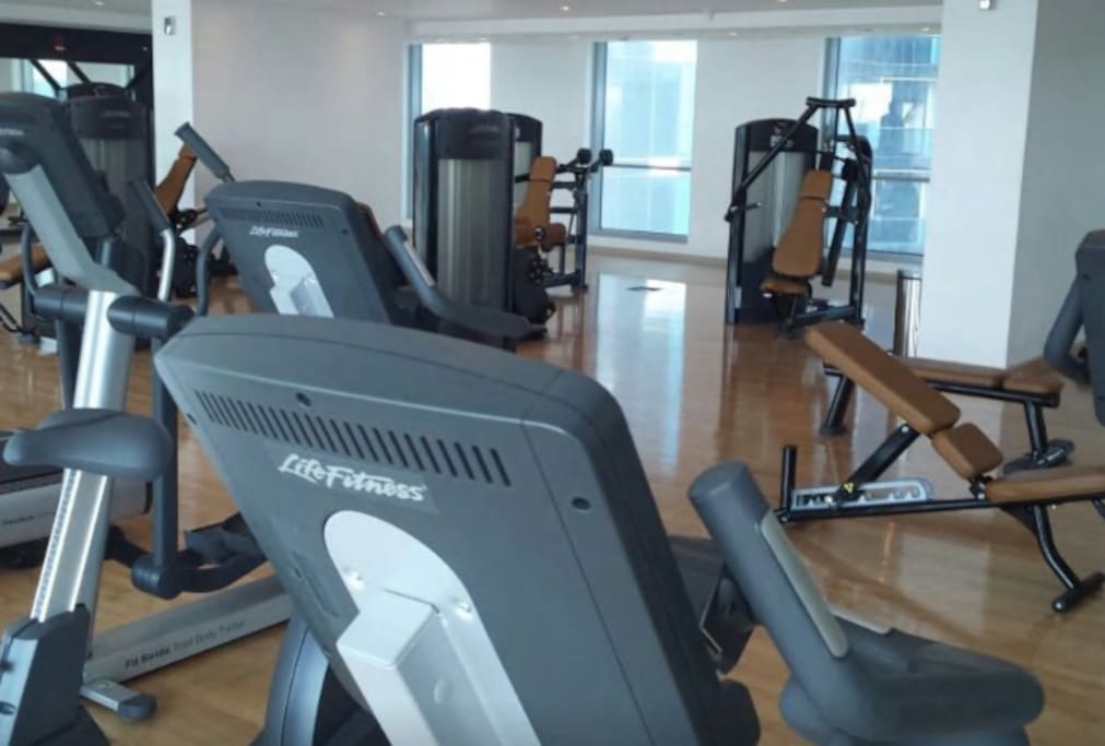 The gym facilities