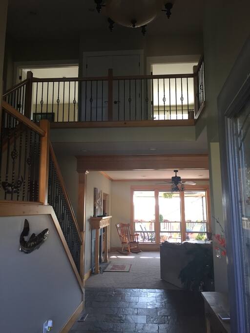 Guests will have the upstairs for their own privacy.