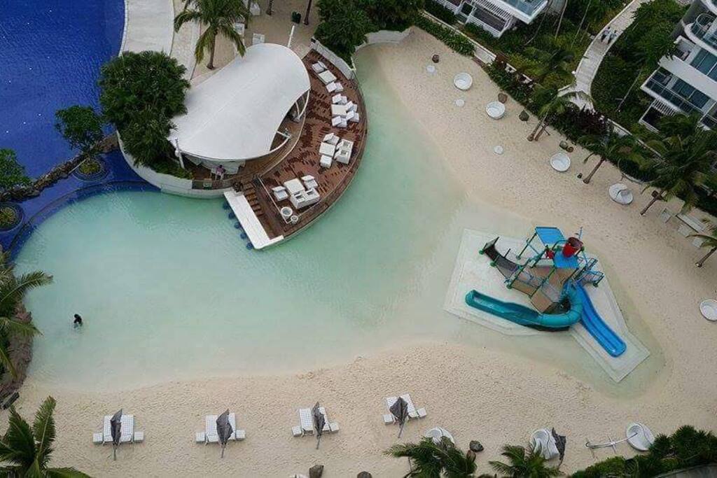 Manmade Kids Beach.