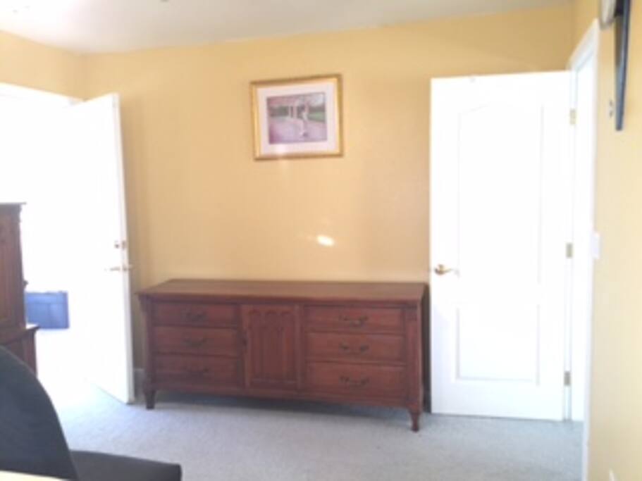 Private entry bedroom