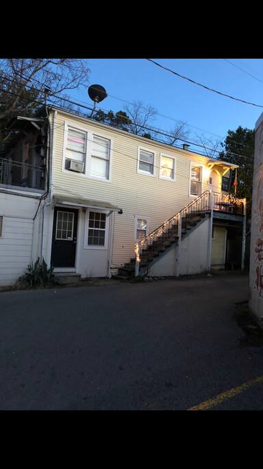 A view from right outside the apartment