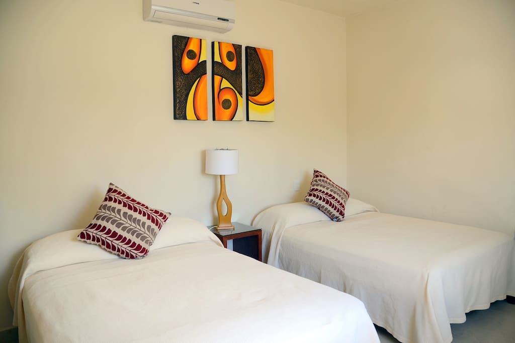 Two double beds