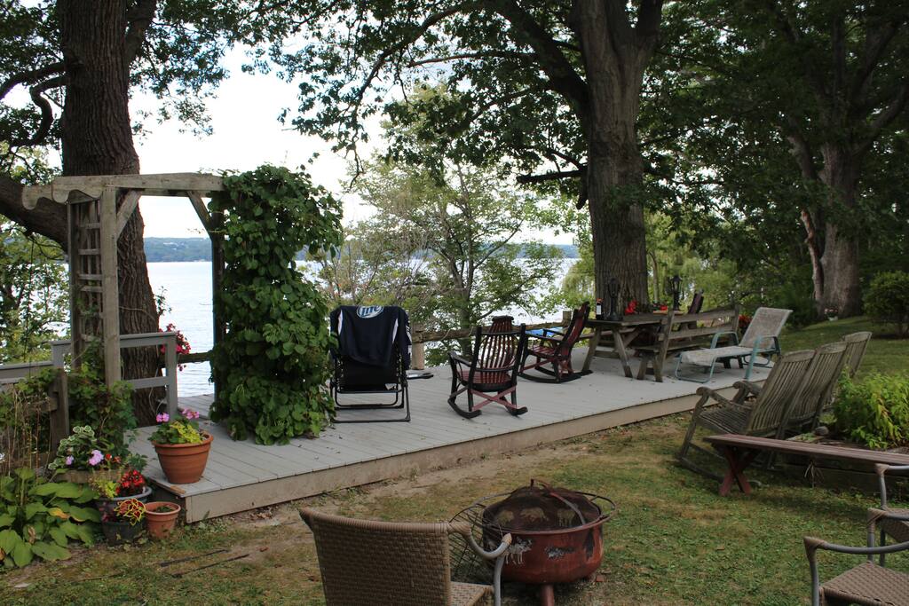 Deck looking north