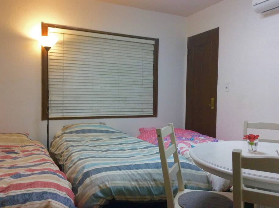A picture when3 beds setting.
3つのベッドをセットした場合