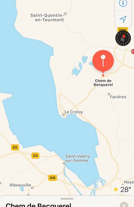 Carte de la baie - bay map