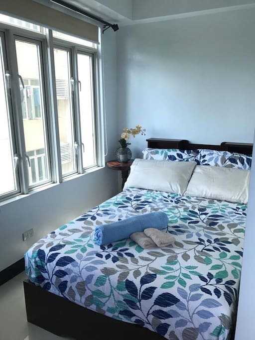 Cozy bed comfortable enough for two!