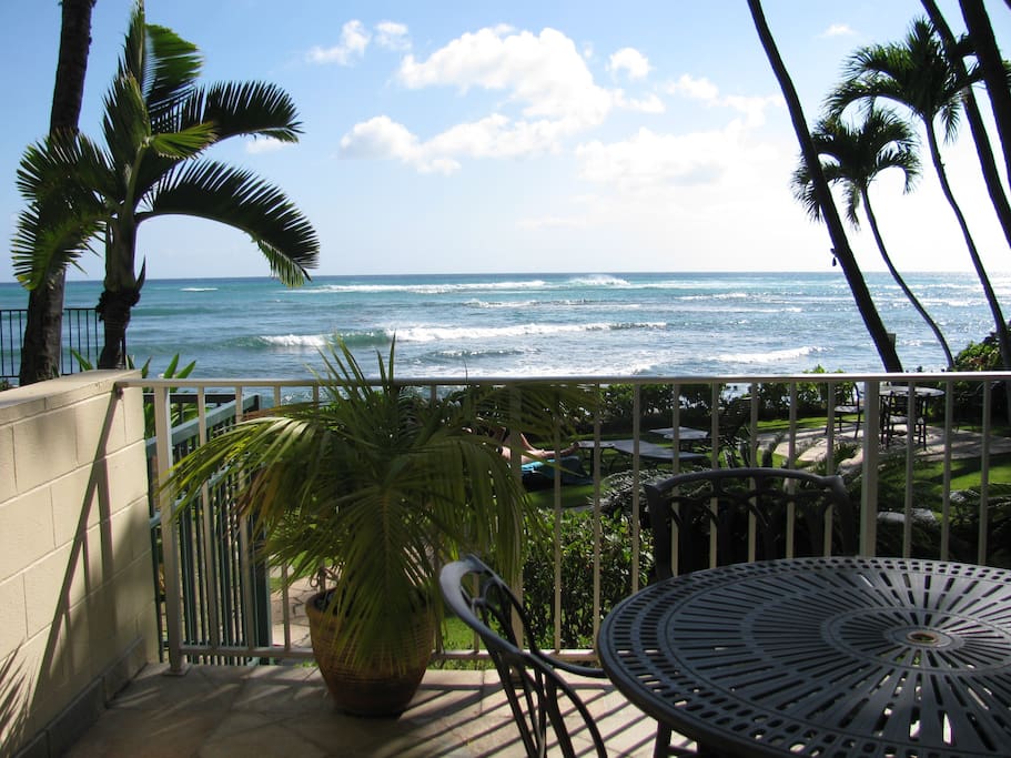 lanai to beach lawn