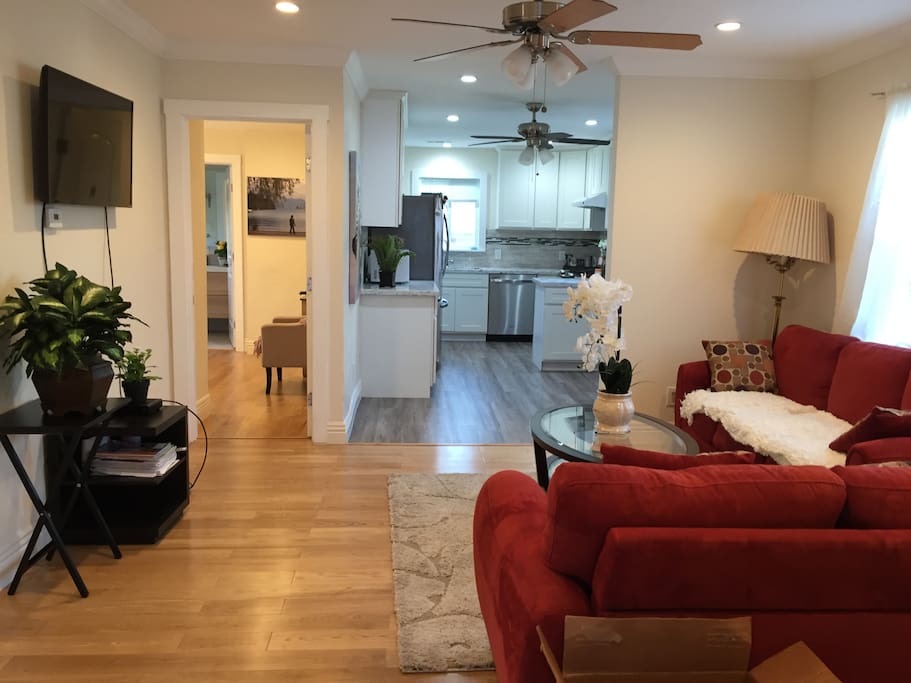 Living room to kitchen
